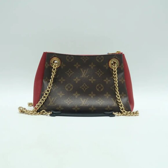 Louis Vuitton Surene BB Brown&Red Monogram Canvas Shoulder Bag 1168-052825 - Picture 2 of 12
